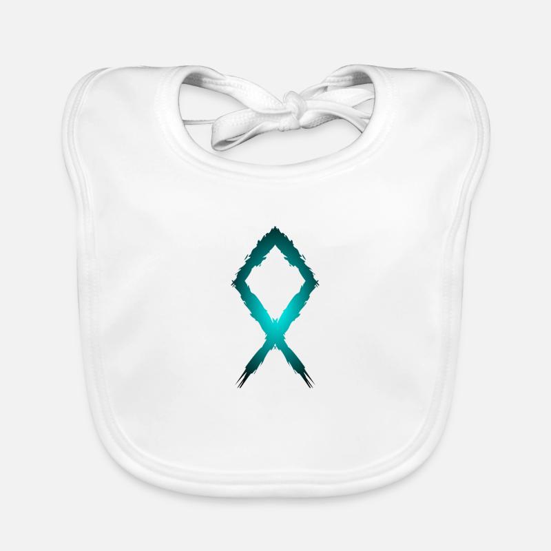 Symbole de rune d'Othila Bavoir bio Bébé