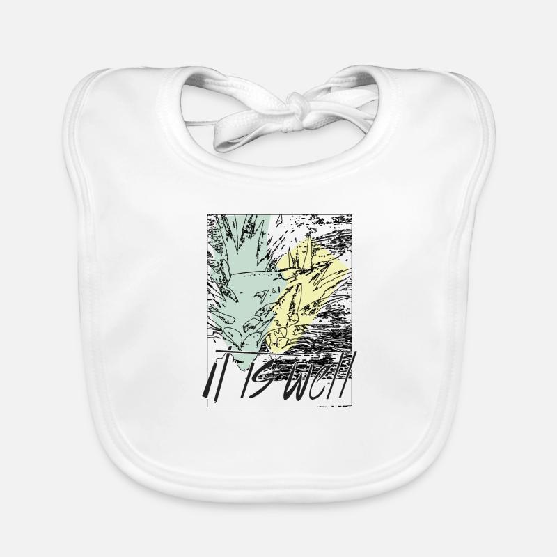 Pineapples - it is well Organic Baby Bibs