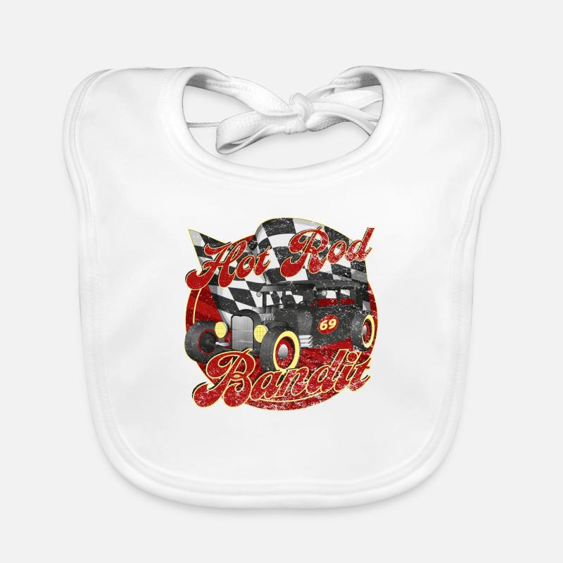 Bandit Hot Rod Bavoir bio Bébé