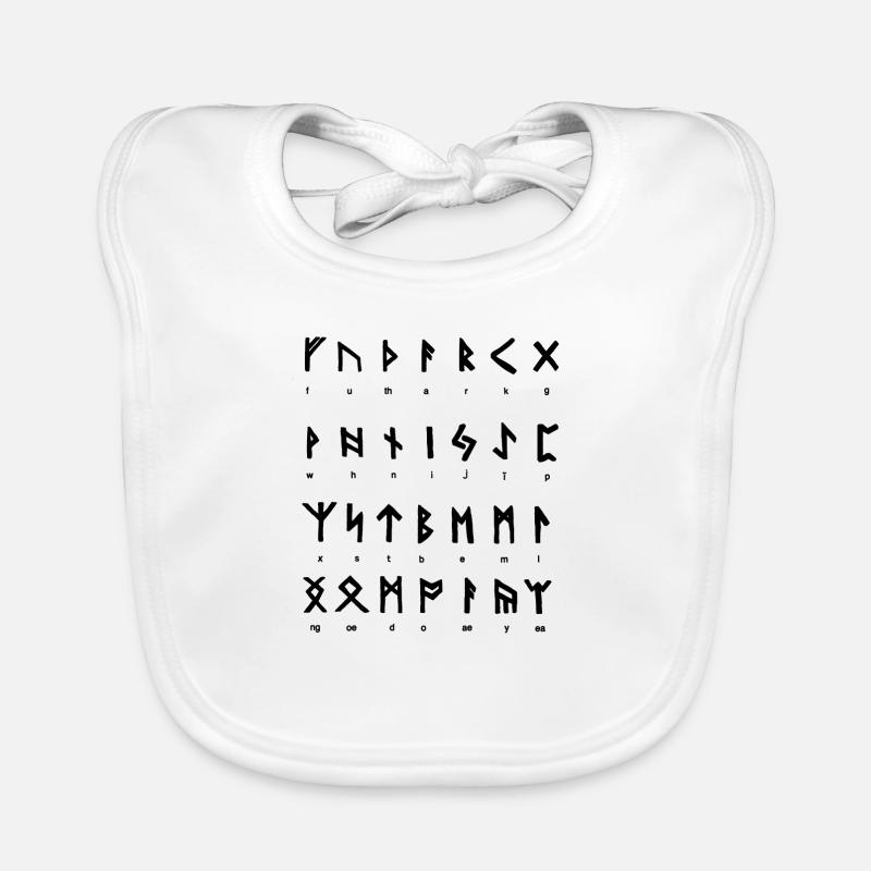 Runes viking Bavoir bio Bébé