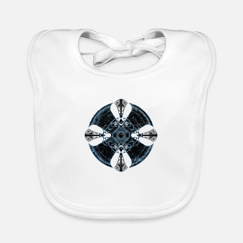 Celtic cross Organic Baby Bibs
