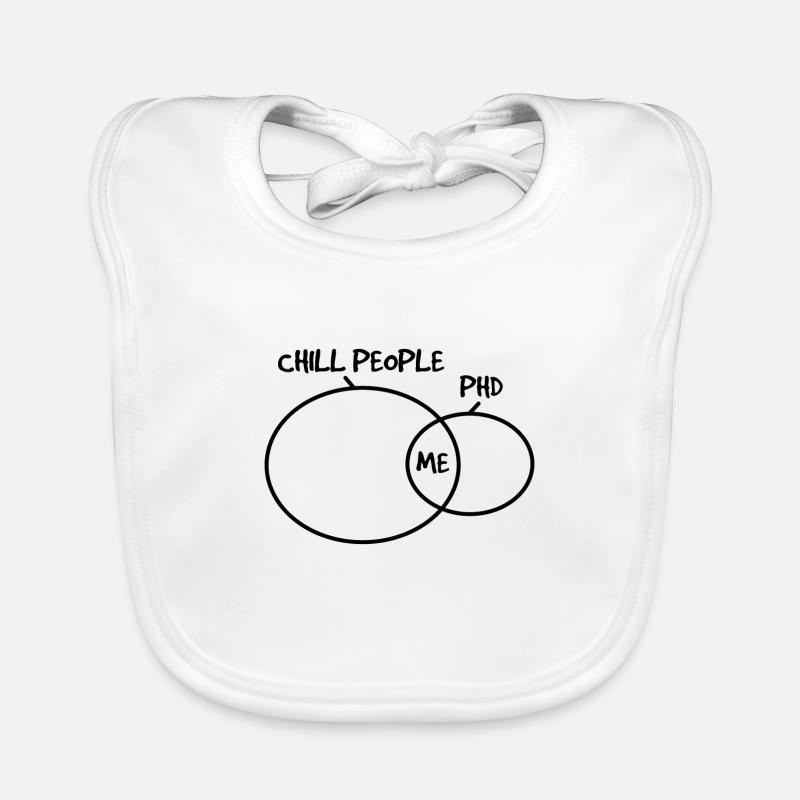 Chill Pepople Phd Doktor Abschluss Geschenk Baby Bio-Lätzchen