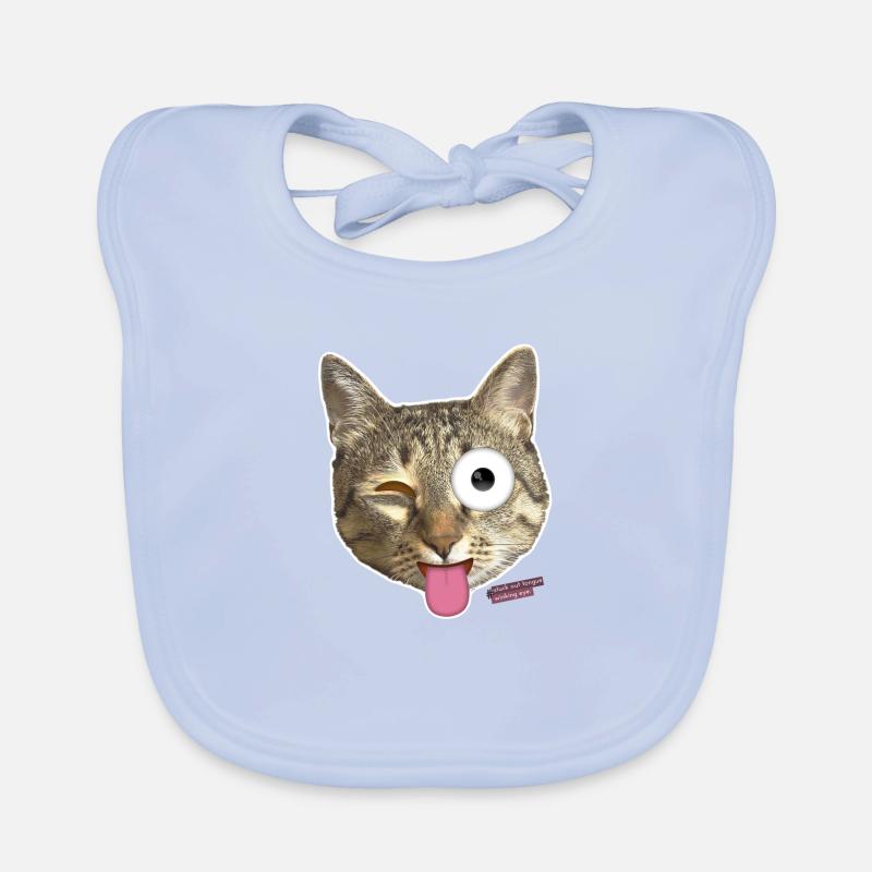 Langue de chat Bavoir bio Bébé