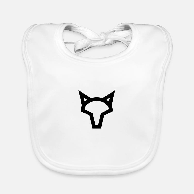 Fox logo Organic Baby Bibs