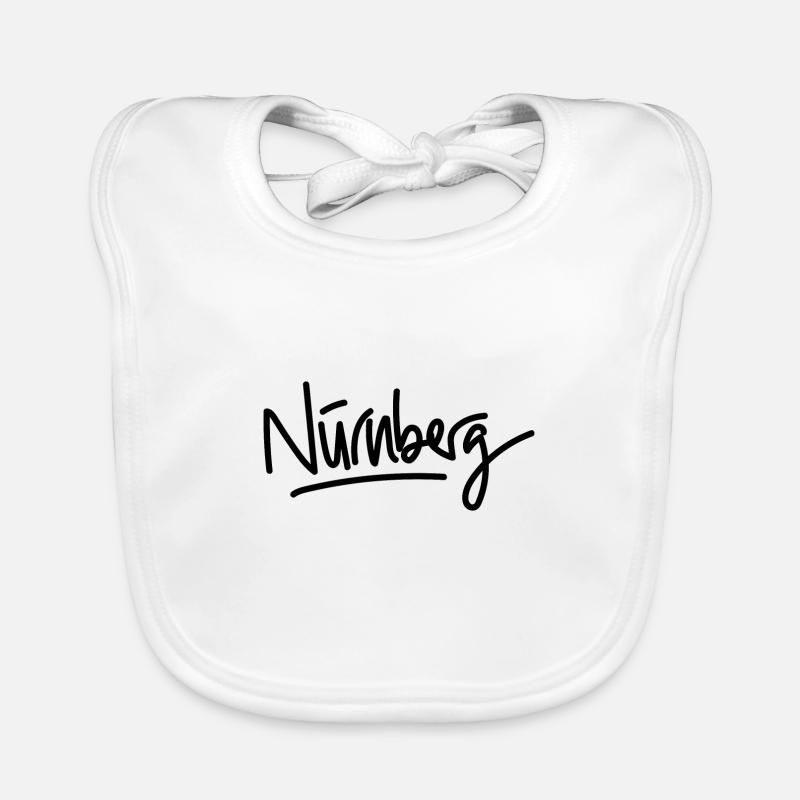 Nuremberg - handwriting Organic Baby Bibs