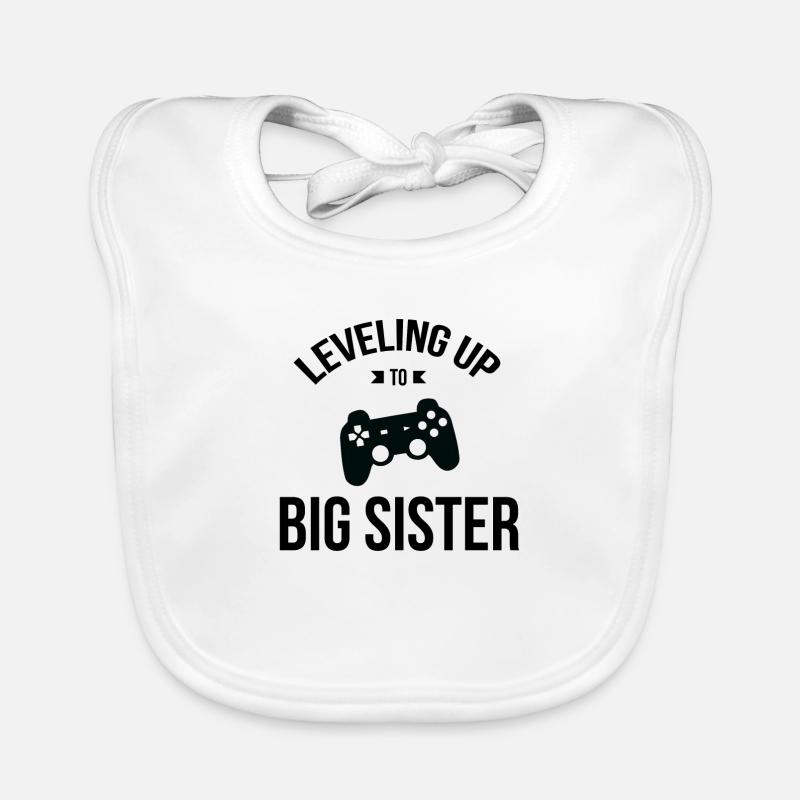 Big Sister große Schwester Baby Bio-Lätzchen