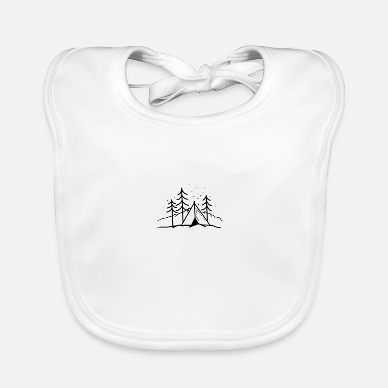 Camping View Organic Baby Bibs