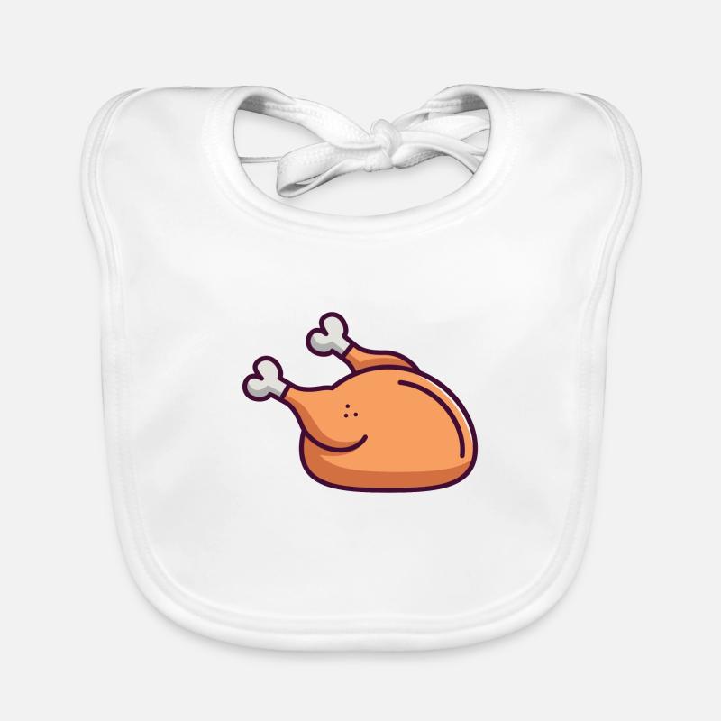 chicken Organic Baby Bibs