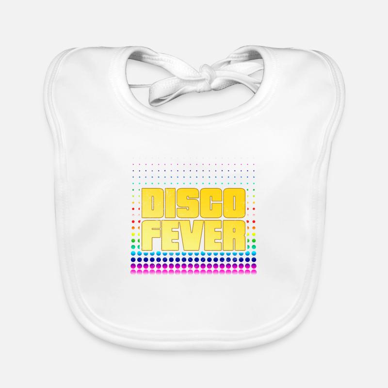 Disco Fever Disco Fan Geschenkidee Baby Bio-Lätzchen