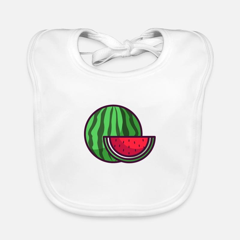 Pastèque Bavoir bio Bébé