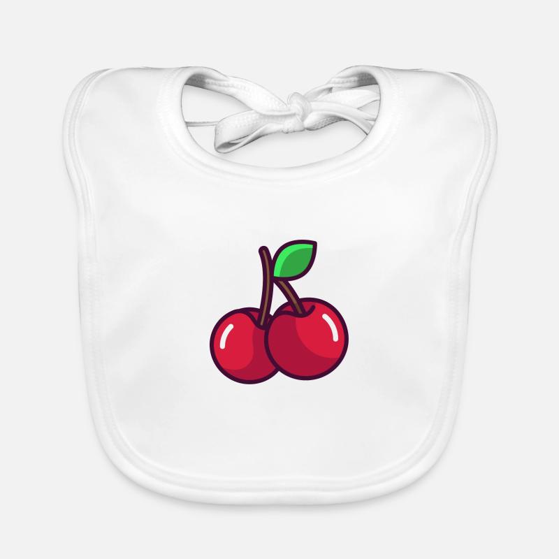 cherry Organic Baby Bibs