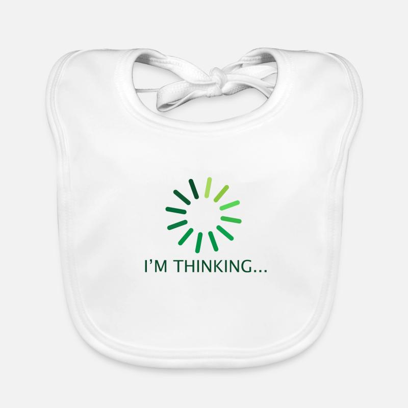 I'm thinking Geschenk Programmierer Nerd Baby Bio-Lätzchen