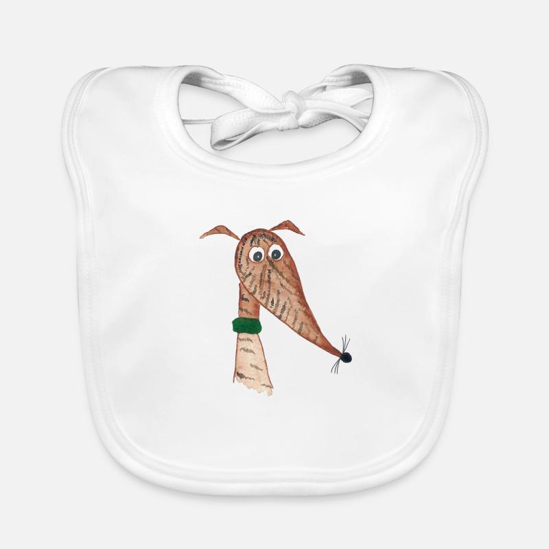 Bringéon rouge Greyhound Bavoir bio Bébé