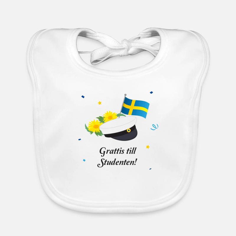 Abschlussfeier 2024 Abiturfeier Baby Bio-Lätzchen