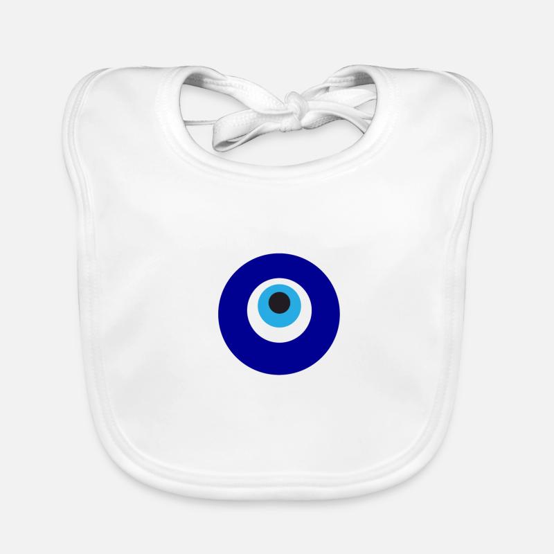 Evil eye Organic Baby Bibs
