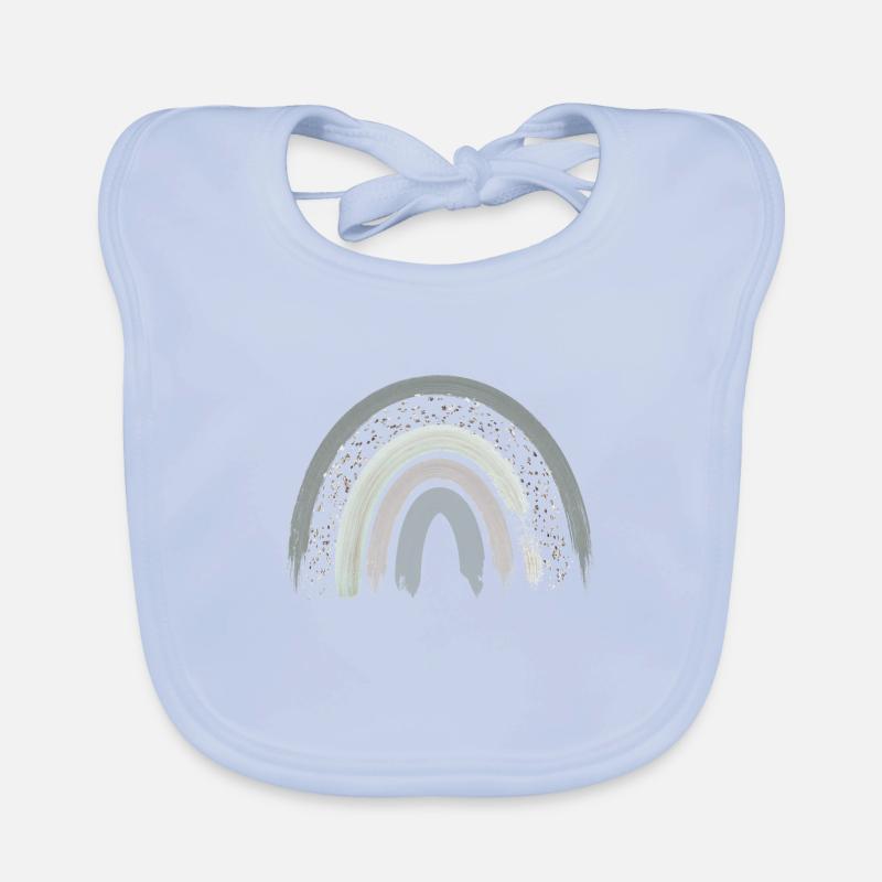 Arc-en-ciel Boho Rainbow bébé garçon Bavoir bio Bébé
