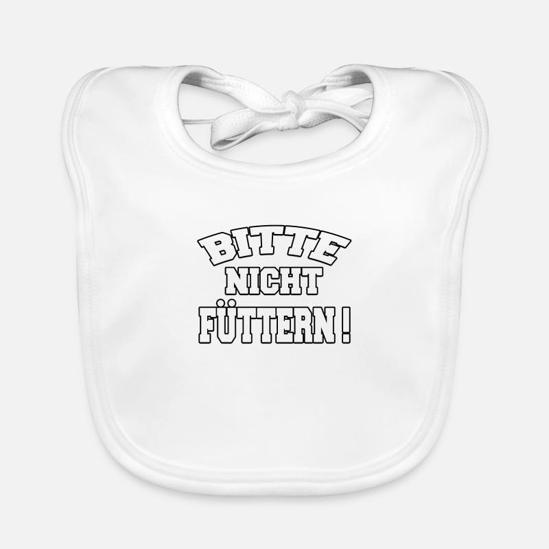 Bitte nicht füttern Baby Bio-Lätzchen
