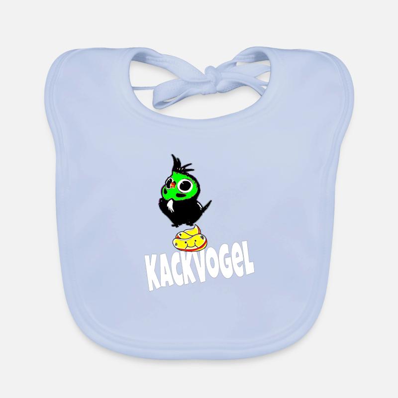 Kackvogel Baby Bio-Lätzchen