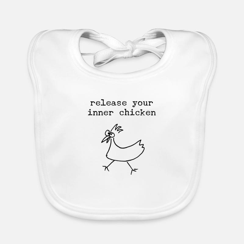 Inner chicken Organic Baby Bibs
