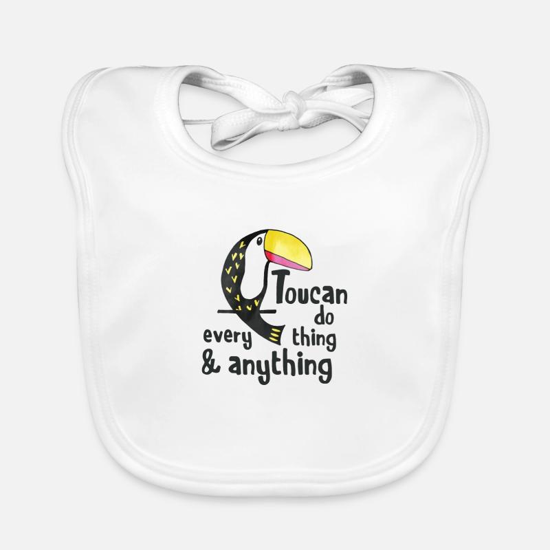 Toucan Do Everything and Anything Organic Baby Bibs