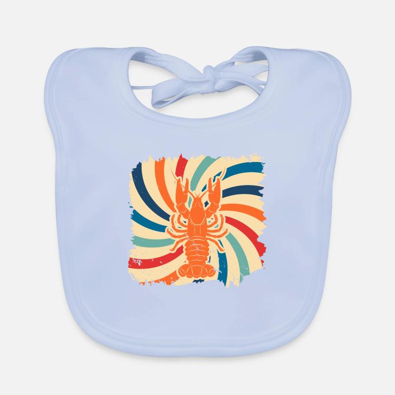 lobster Organic Baby Bibs