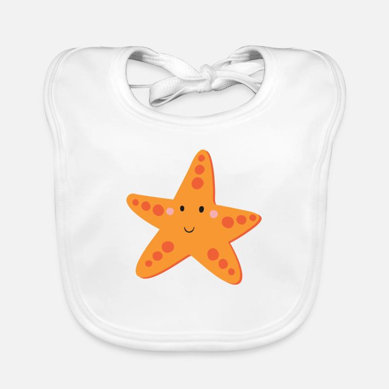 étoile de mer Bavoir bio Bébé