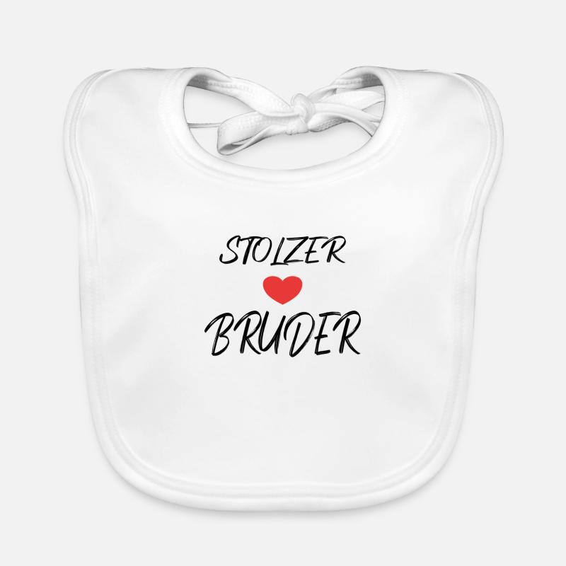 Stolzer Bruder Baby Bio-Lätzchen