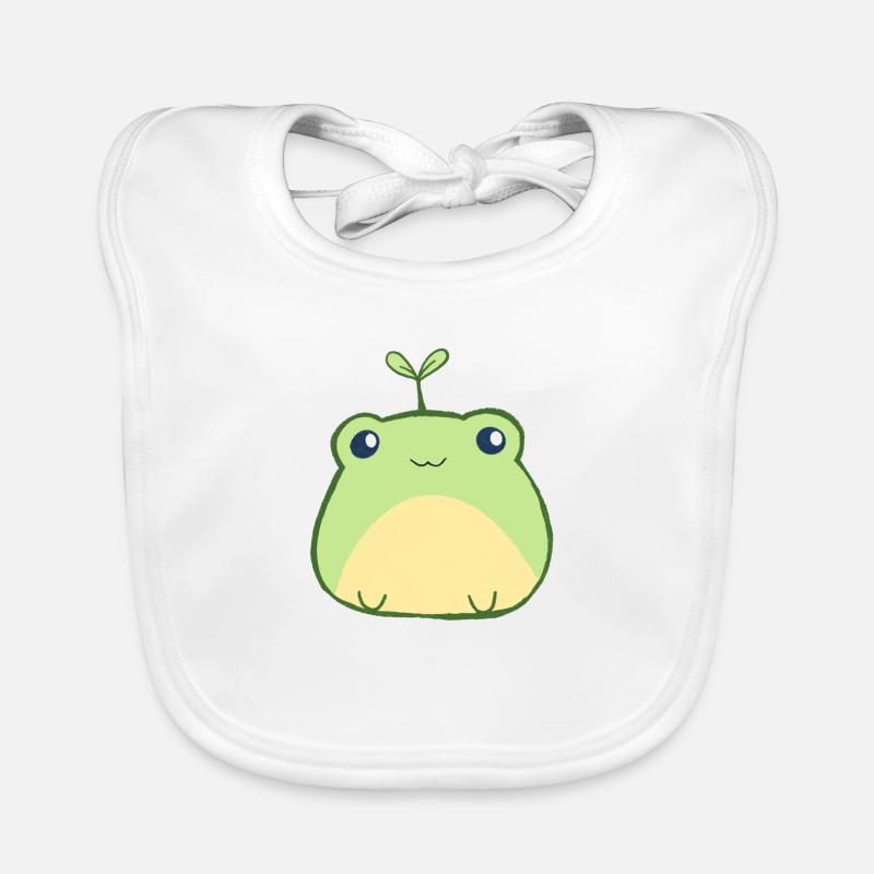 Grenouille mignonne Bavoir bio Bébé