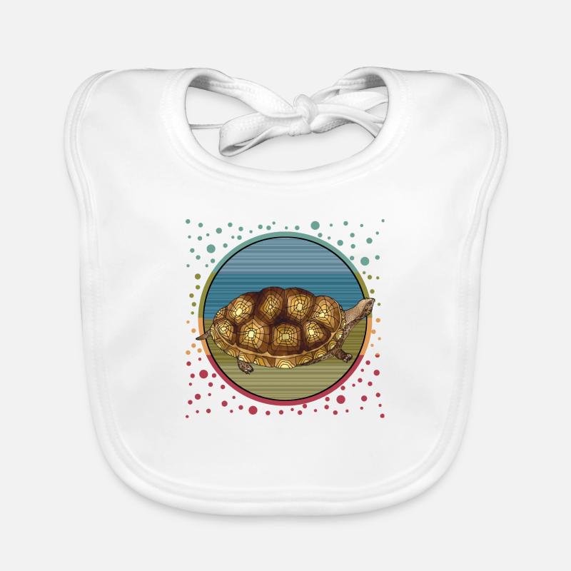 Tortue Bavoir bio Bébé