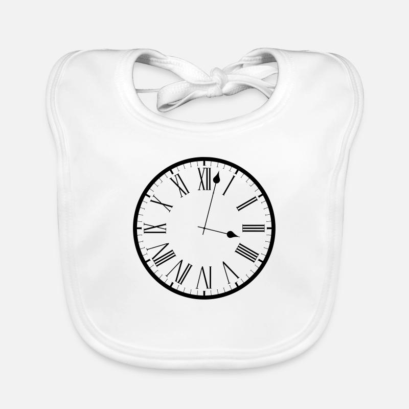 Le temps est compté. Bavoir bio Bébé