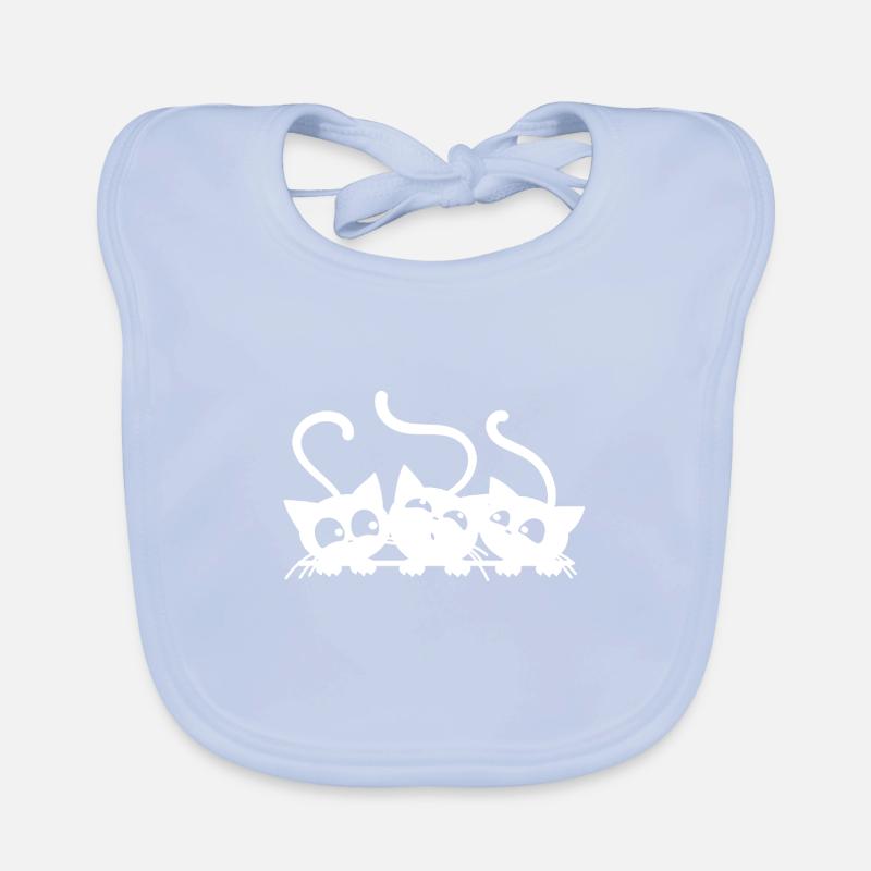 three cats Organic Baby Bibs