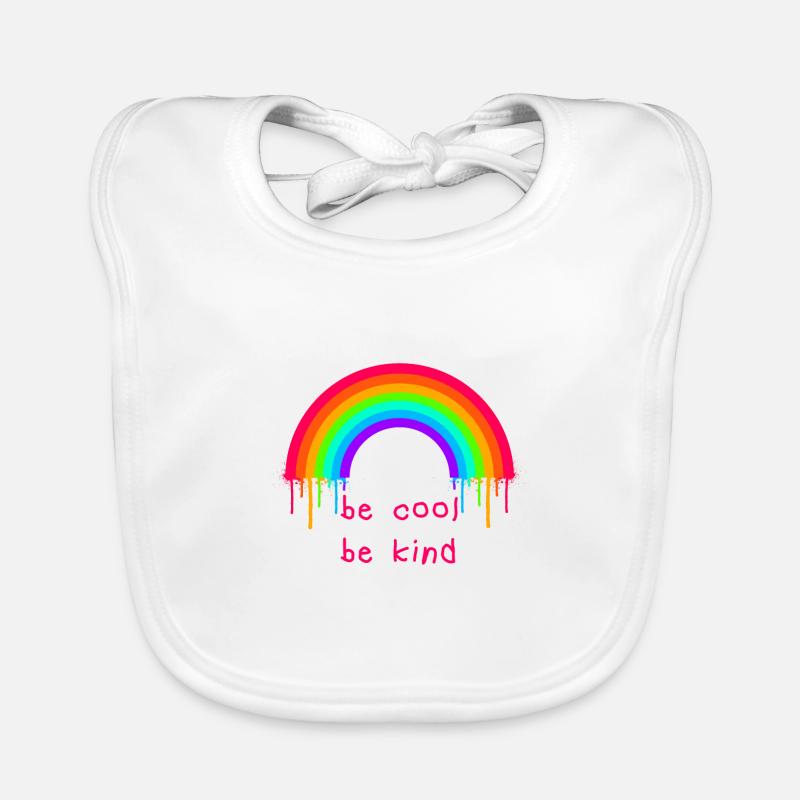 arc en ciel Bavoir bio Bébé