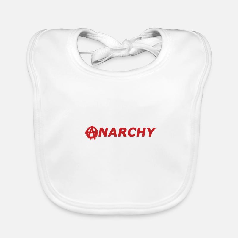 Anarchy symbol Organic Baby Bibs