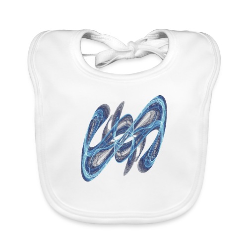 Secret sign from chaos theory 7545 ice - Organic Baby Bibs