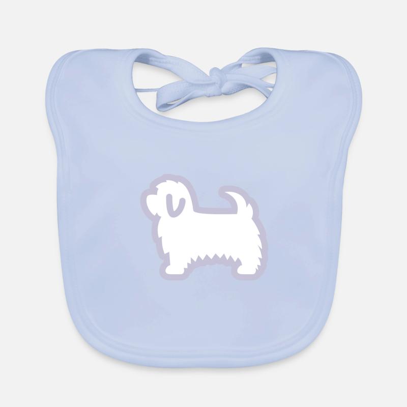 Havanese design Organic Baby Bibs