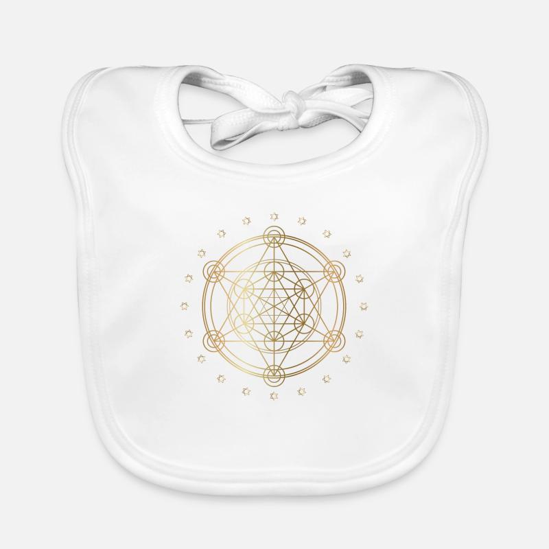Oro merkaba Bavaglino ecologico per neonato