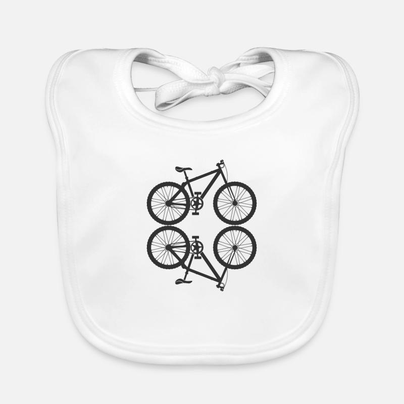 Bicycle Belgium Brussel Birthplace Gift Organic Baby Bibs