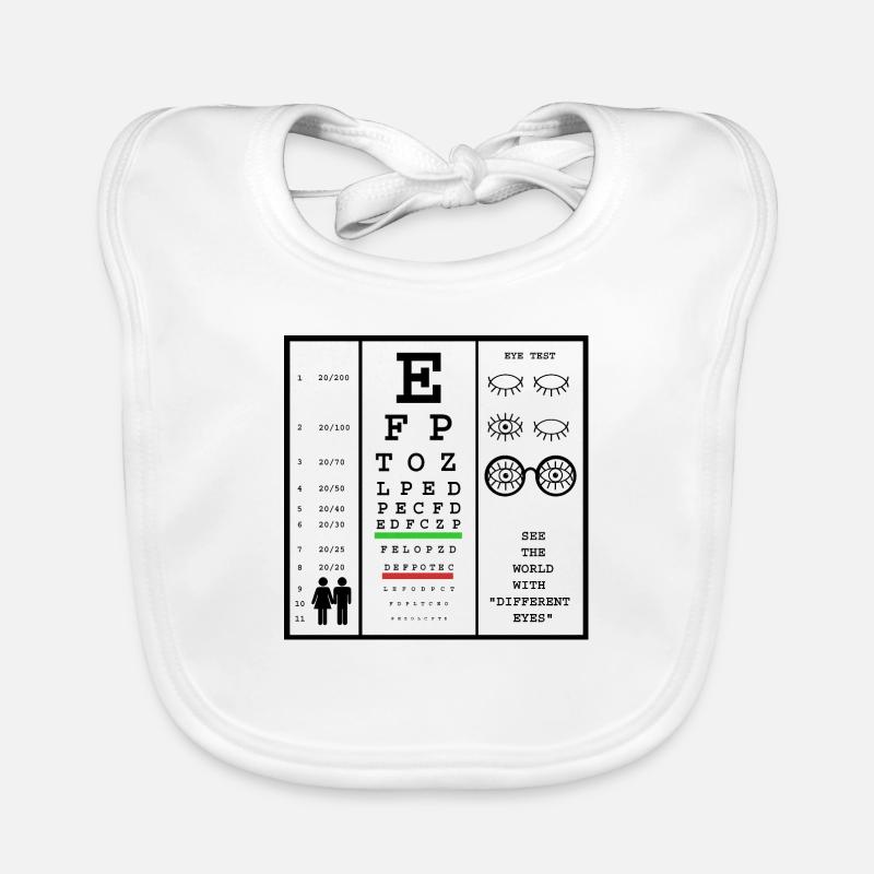 Test oculaire Bavoir bio Bébé
