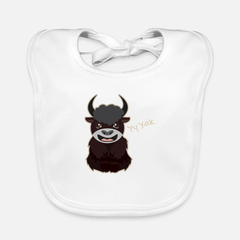 Yy Yak MignonS Y Y est pour Idée de cadeau Yak Bavoir bio Bébé