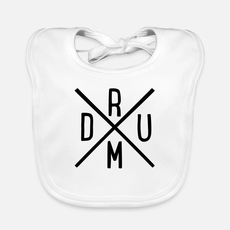 Drums Organic Baby Bibs