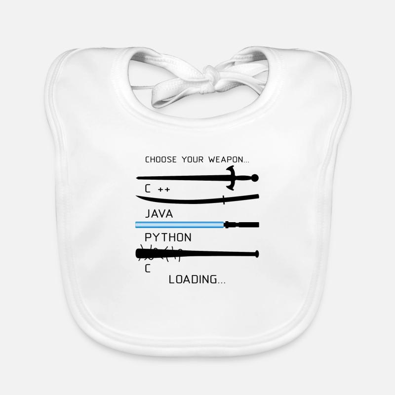 Coding Java Programmierer Beruf Geschenk Baby Bio-Lätzchen