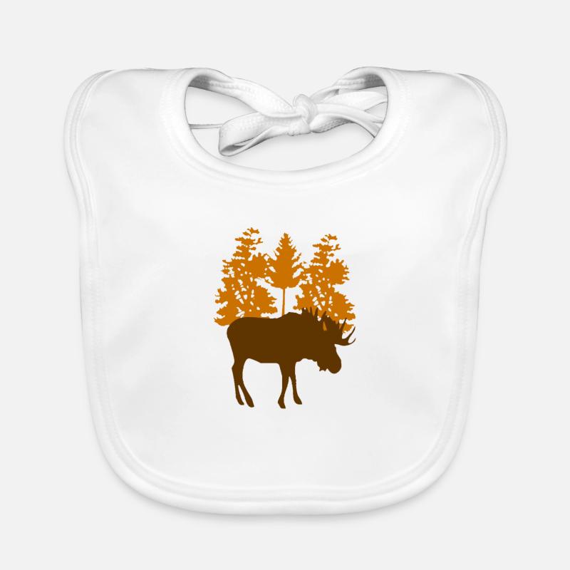 Elch Baby Bio-Lätzchen