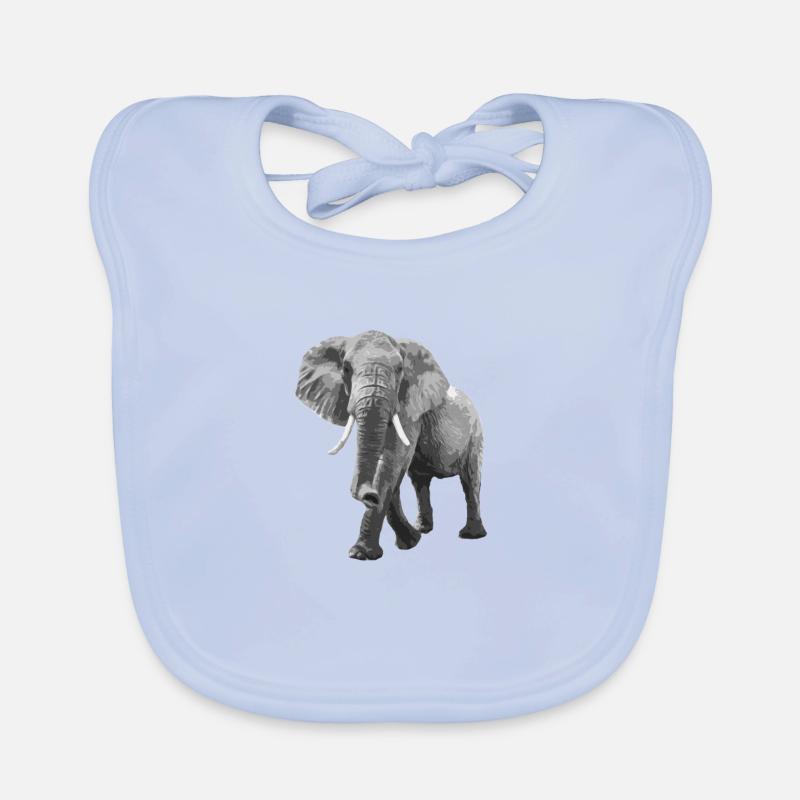 Big as an elephant Organic Baby Bibs
