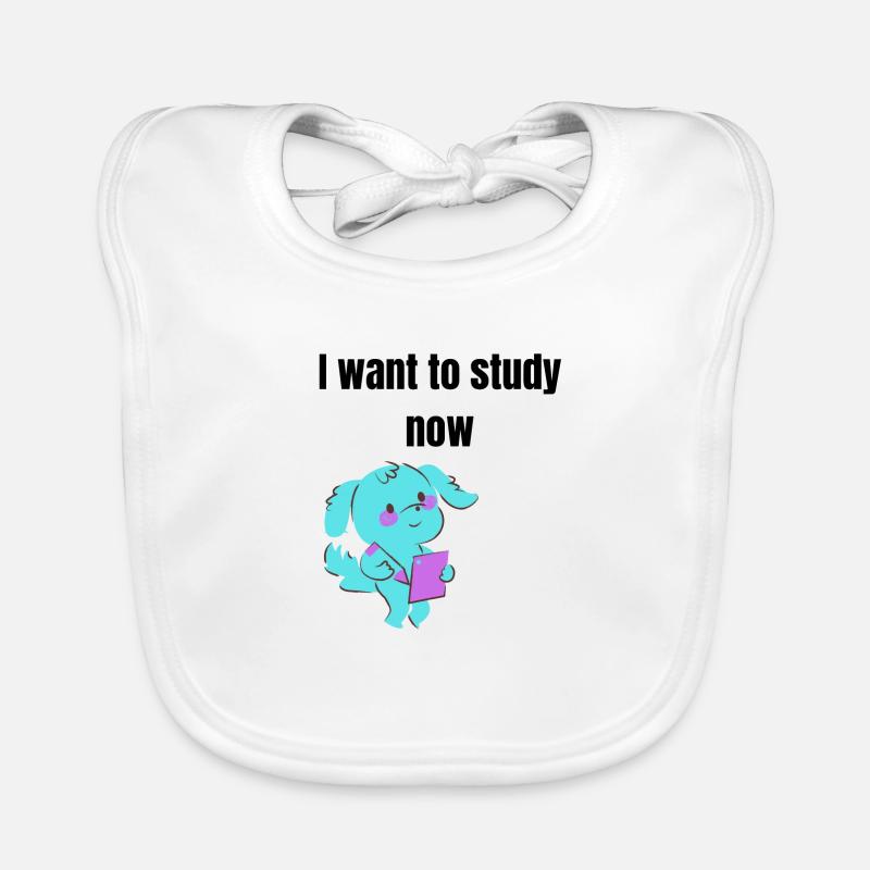 Ich möchte jetzt studieren Baby Bio-Lätzchen