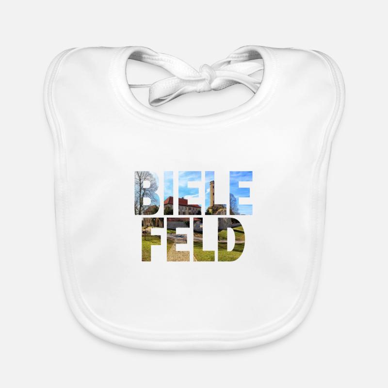 Bielefeld Landschaftsbild Baby Bio-Lätzchen