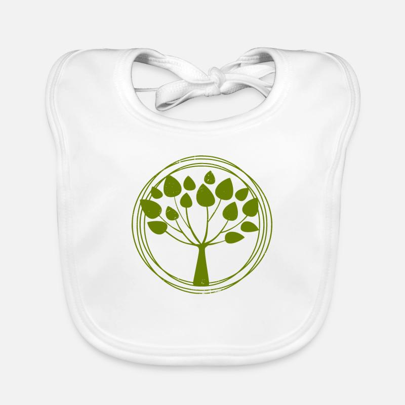 Baum des Lebens Baby Bio-Lätzchen