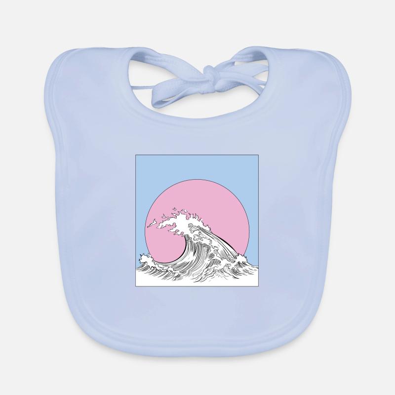 wave Organic Baby Bibs