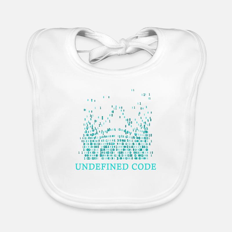undefined unknown secret code nerd number Organic Baby Bibs