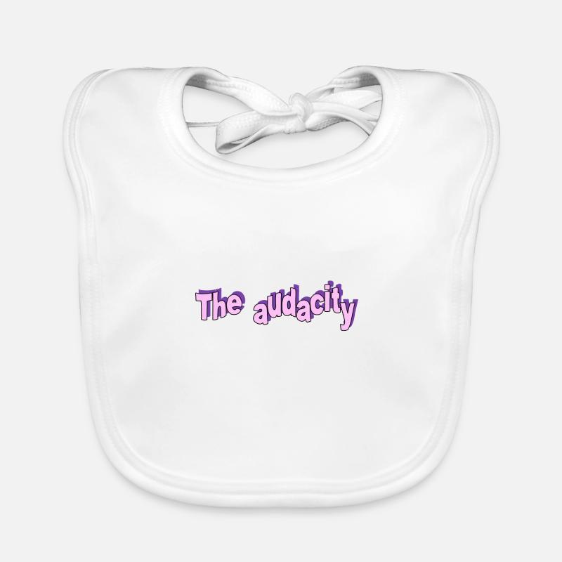 The audacity pink Baby Bio-Lätzchen