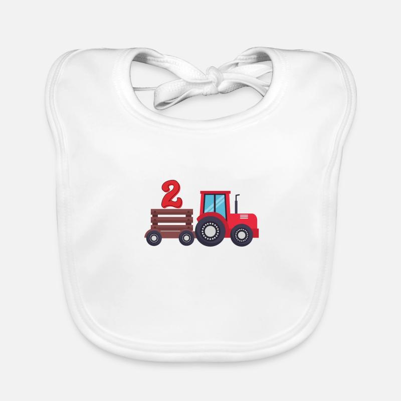 2nd birthday Organic Baby Bibs
